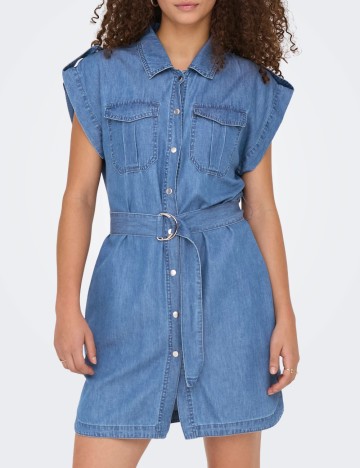 Rochie mini Only, albastru