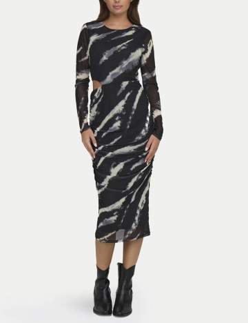 Rochie maxi Only, mix culori