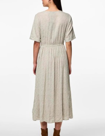 Rochie maxi Pieces, verde