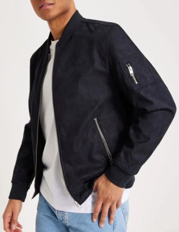 Jachetă Jack & Jones, negru