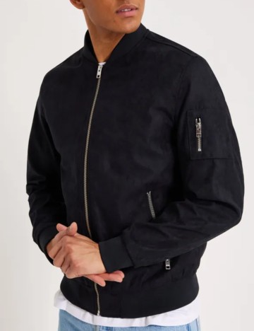 Jachetă Jack & Jones, negru