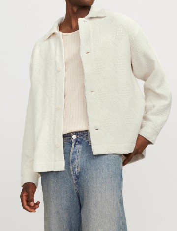 Jachetă Jack & Jones, crem