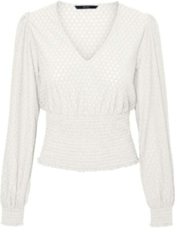 Bluză Vero Moda, crem