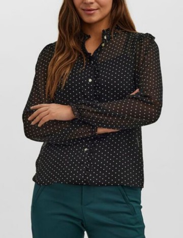 Cămașă Vero Moda, negru