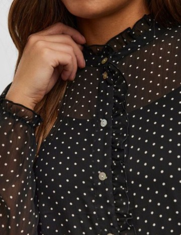 Cămașă Vero Moda, negru