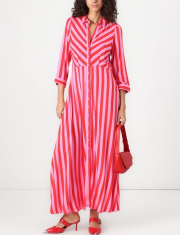 Rochie maxi Y.A.S, mix culori