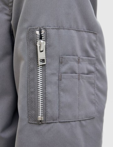 Jachetă Jack & Jones, gri