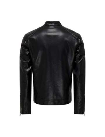 Geacă Imitație Piele Only & Sons, negru