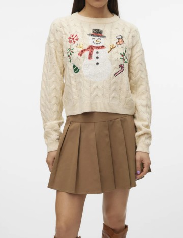 Pulover Vero Moda, crem