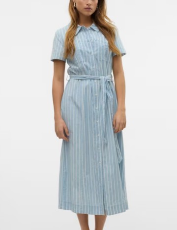 Rochie midi Vero Moda, albastru