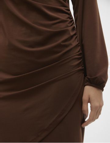 Rochie mini AWARE by VERO MODA, maro