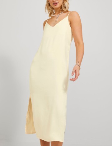 Rochie maxi JJXX, crem