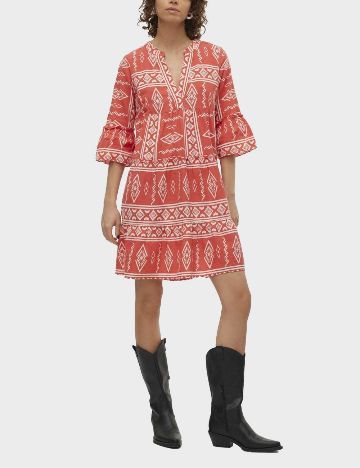 Rochie mini Vero Moda, portocaliu