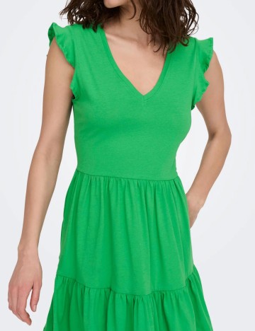 Rochie mini Only, verde