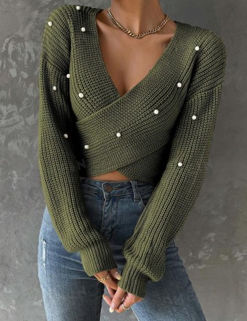 Pulover Shein, verde