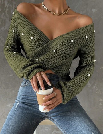 Pulover Shein, verde