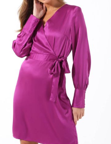 Rochie mini Pieces, mov magenta