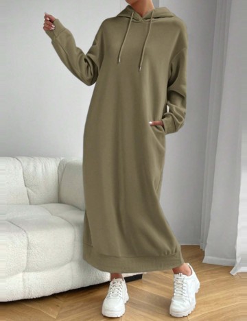 Rochie tip hanorac Shein, bej