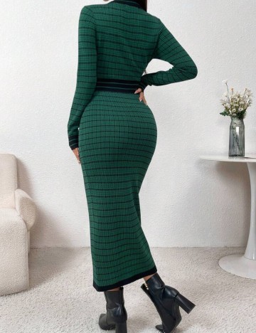Rochie maxi Shein, verde
