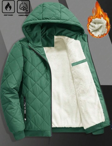Geacă Shein MANFINITY, verde
