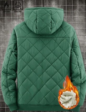 Geacă Shein MANFINITY, verde