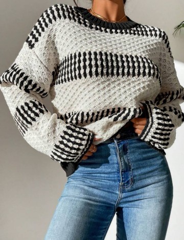 Pulover Shein, mix culori