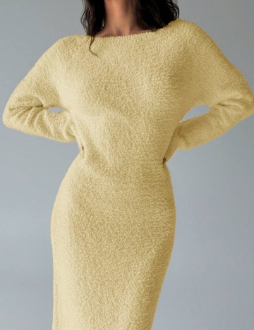 Rochie maxi Shein, galben