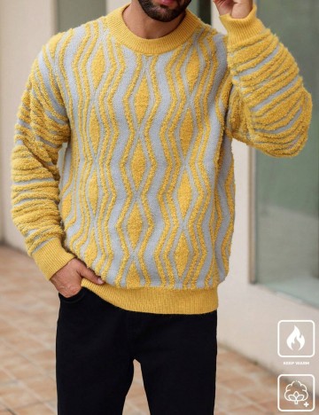 Pulover Shein MANFINITY, mix culori