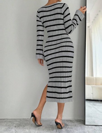 Rochie midi Shein, mix culori