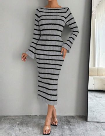 Rochie midi Shein, mix culori
