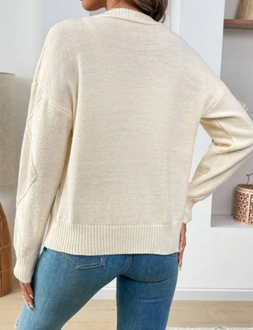 Cardigan Shein, crem