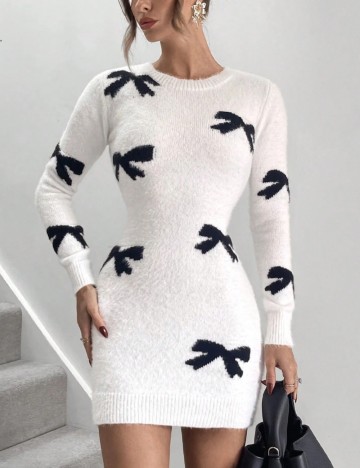 Rochie mini Shein, crem