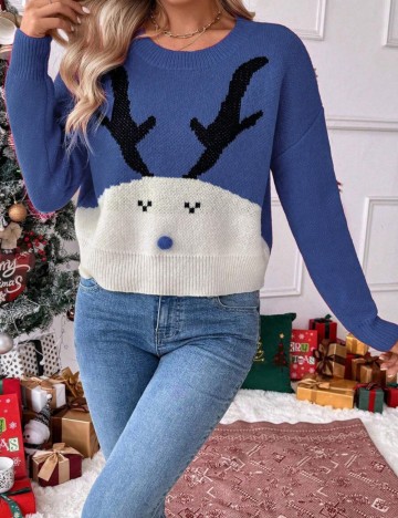 Pulover Shein, mix culori