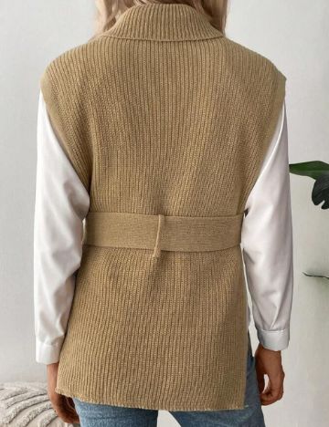 Vestă Shein, bej