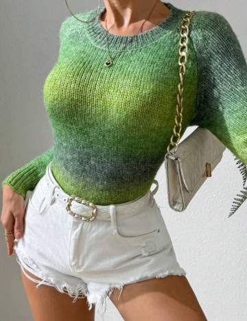 Pulover Shein, verde