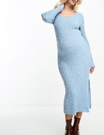 Rochie maxi ASOS, albastru