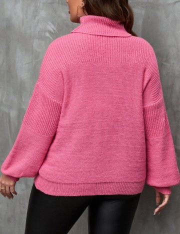 Pulover Shein Curve+, roz