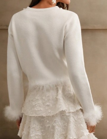 Cardigan Shein Anewsta, albastru