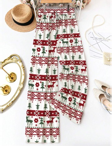 Pantaloni Shein, alb