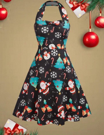 Rochie mini Shein Curve+, negru