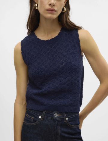 Maiou Vero Moda, albastru