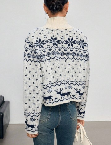 Cardigan Shein, crem