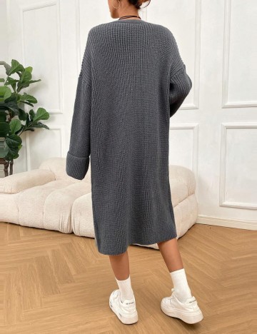 Cardigan lung Shein, gri