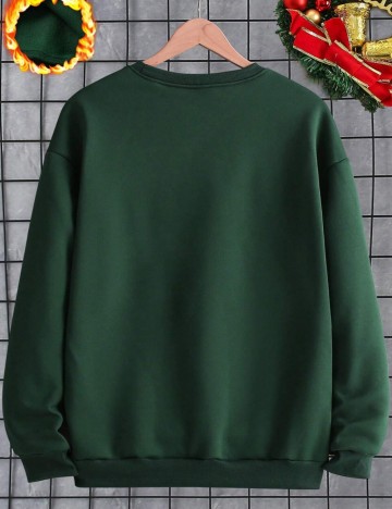 Bluză Shein MANFINITY, verde