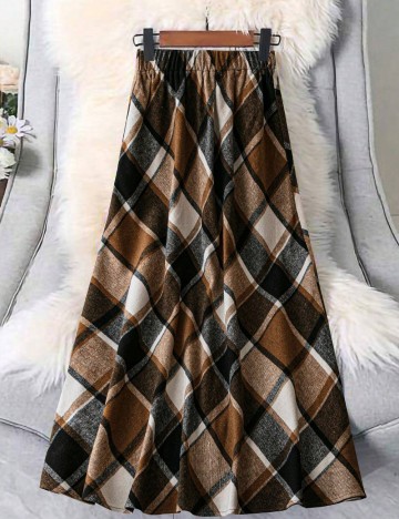 Fustă maxi Shein, mix culori