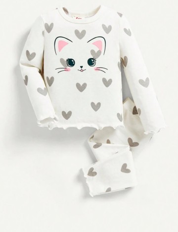 Compleu pijamale Shein, mix culori