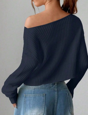Pulover Shein, bleumarin