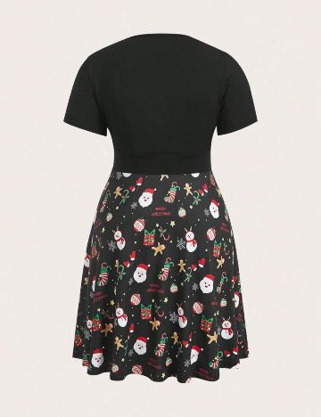Rochie mini Shein Curve+, mix culori
