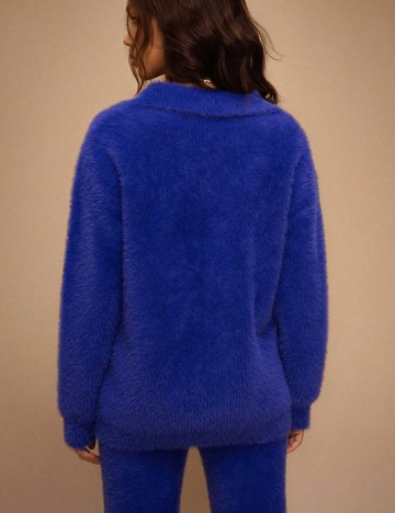 Pulover Shein Forever 21, albastru
