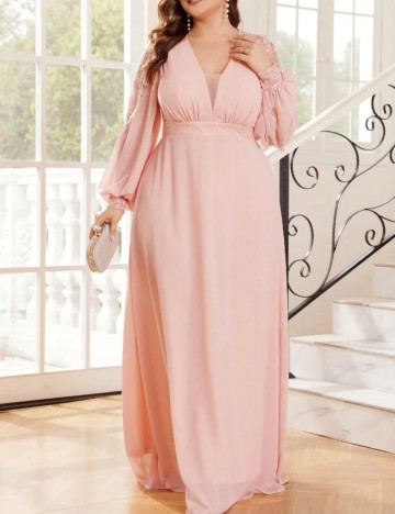 Rochie de ocazie Shein Curve+ Belle, roz